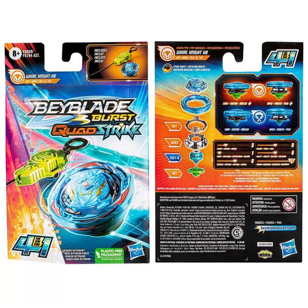 Imagem de Beyblade Burst Quadstrike Whirl Knight K8 F6808 Hasbro - 195166204529