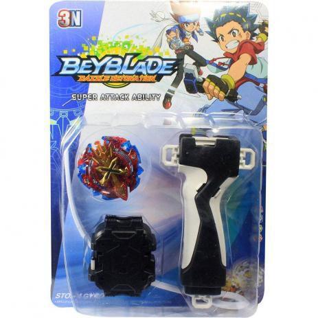 Beyblade Burst: Xeno Xcalibur + Lançador + Grip Suporte - Storm Gyro - Extreme Gyro Imagem de Beyblade Burst: Xeno Xcalibur + Lançador + Grip Suporte - Storm Gyro