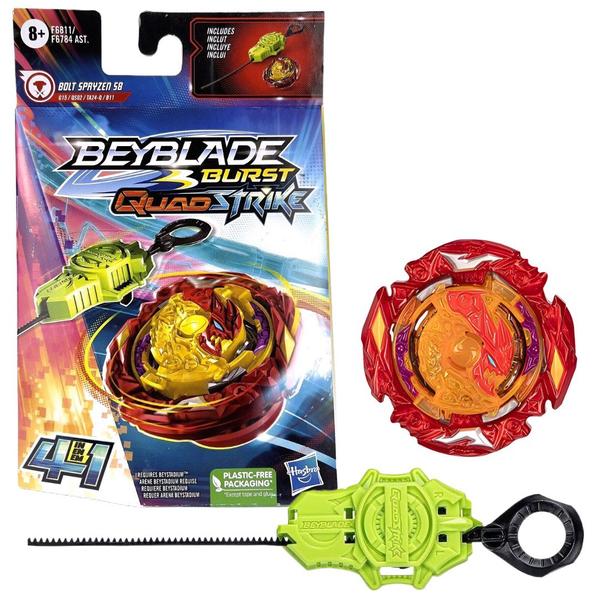 Imagem de Beyblade Lançador Burst QuadStrike Pião QS Bolt Spryzen S8