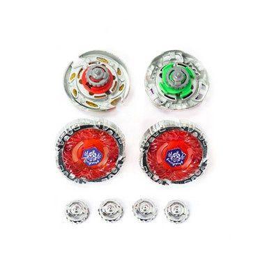 Imagem de Beyblade Metal Led Kit 4 Pião 2 Lançador Tornado Com Arena