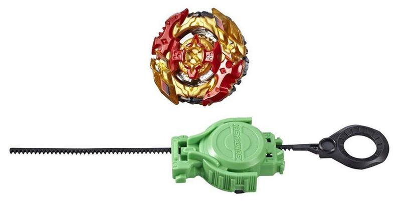 Imagem de Beyblade Slingshock Turbo Spryzen S4 - Brinquedo de Batalha com Discos e Pontas Acessíveis