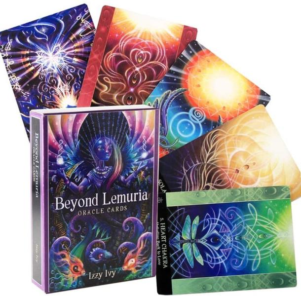 Imagem de Beyond Lemuria Oracle Cards Deck Oráculo Além Da Lemúria Baralho de Cartas de Tarô