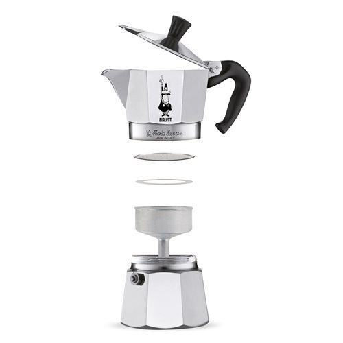 Imagem de Bialetti Cafeteira Italiana Nuova Moka Express Aluminio Café Expresso de Fogão 3 Xicaras 1162