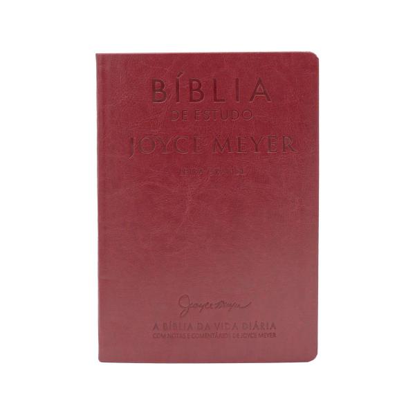 Imagem de Bíblia de Estudo Joyce Meyer  - NVI - Letra Grande - Capa Luxo Vermelha - Bello Publicações