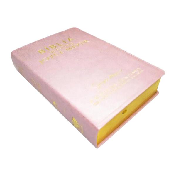 Imagem de Biblia de Estudos NVI Joyce Meyer - Capa Luxo Rosa - Letra Média - Editora Bello