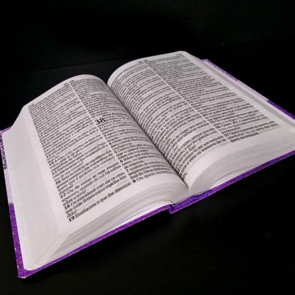 Imagem de Biblia delicada mulher delicada laminada lilas sc sk