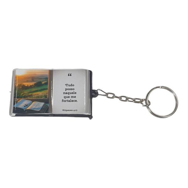 Bíblia Em Chaveiro Com Salmos Sortidos Personalizado Com 10 Unidades - RussoArt Imagem de Bíblia Em Chaveiro Com Salmos Sortidos Personalizado Com 10 Unidades