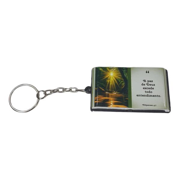 Bíblia Em Chaveiro Com Salmos Sortidos Personalizado Com 10 Unidades - RussoArt Imagem de Bíblia Em Chaveiro Com Salmos Sortidos Personalizado Com 10 Unidades
