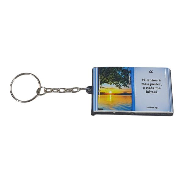 Bíblia Em Chaveiro Com Salmos Sortidos Personalizado Com 10 Unidades - RussoArt Imagem de Bíblia Em Chaveiro Com Salmos Sortidos Personalizado Com 10 Unidades