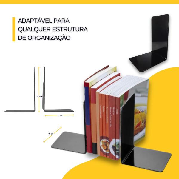 Imagem de Bibliocanto Aparador de Livros Acrílico Preto Com 2