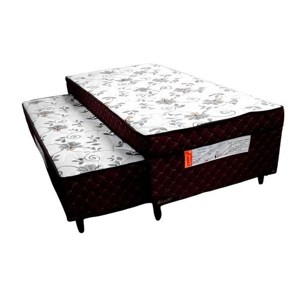 Bibox Espuma Brilhante Solteiro 88x188x43cm Topázio - Topazio Bibox Espuma Brilhante Solteiro 88x188x43cm Topázio - Topazio
