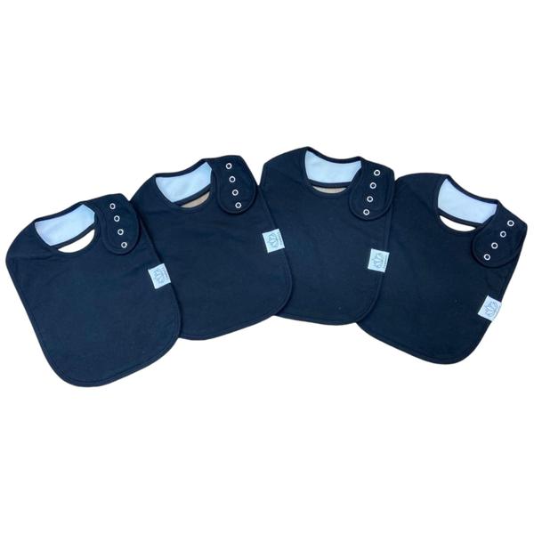 Imagem de Bibs de algodão orgânico para necessidades especiais, Unissex 4-pack Large for