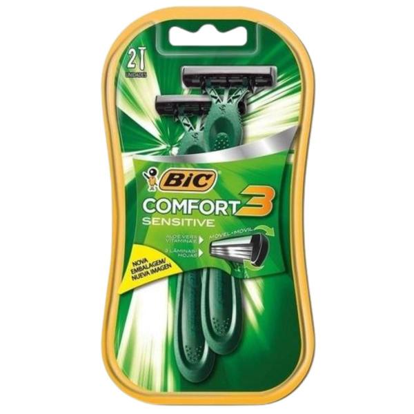 Imagem de Bic comfort 3 pele sensível 2 unidades