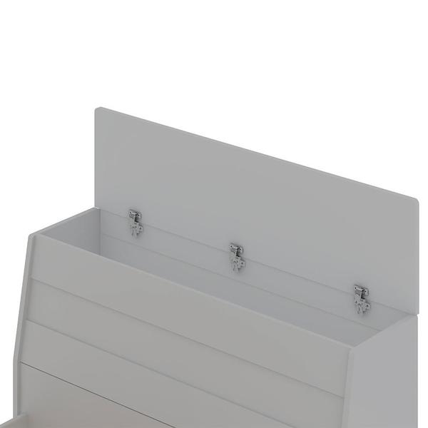 Bicama Com 2 Colchões Solteiro E 2 Gavetas Branco Teen Gelius Imagem de Bicama Com 2 Colchões Solteiro E 2 Gavetas Branco Teen Gelius