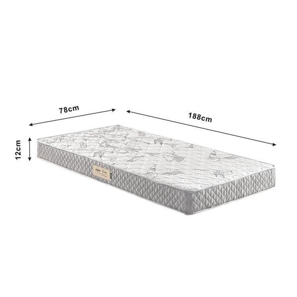 Bicama Solteiro King 96x203x28cm Suede e Colchão Auxiliar D23 78x188x12cm Ecoline - B&G Imagem de Bicama Solteiro King 96x203x28cm Suede e Colchão Auxiliar D23 78x188x12cm Ecoline
