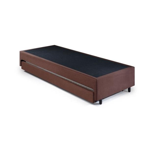 Bicama Solteiro King 96x203x28cm Suede e Colchão Auxiliar D23 78x188x12cm Ecoline - B&G Imagem de Bicama Solteiro King 96x203x28cm Suede e Colchão Auxiliar D23 78x188x12cm Ecoline