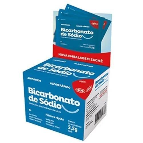 Bicarbonato De Sodio - Adv Caixa Com 10 Saches De 2,5G De Po Para Solucao Oral - ADV VAREJ Imagem de Bicarbonato De Sodio - Adv Caixa Com 10 Saches De 2,5G De Po Para Solucao Oral