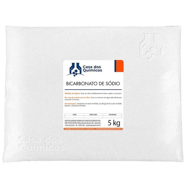 Bicarbonato de Sódio P.A. 5 kg - Casa dos Químicos Imagem de Bicarbonato de Sódio P.A. 5 kg