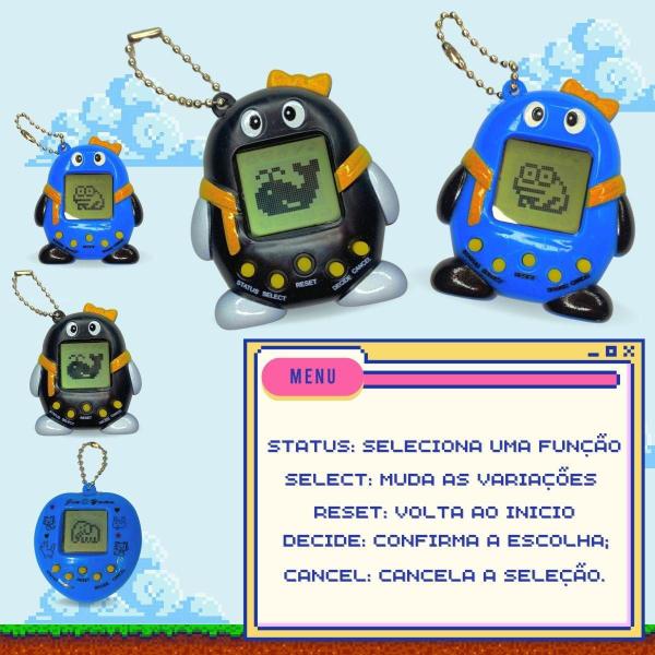 Imagem de Bichinho Virtual Retrô com 2 Personagens - Europio