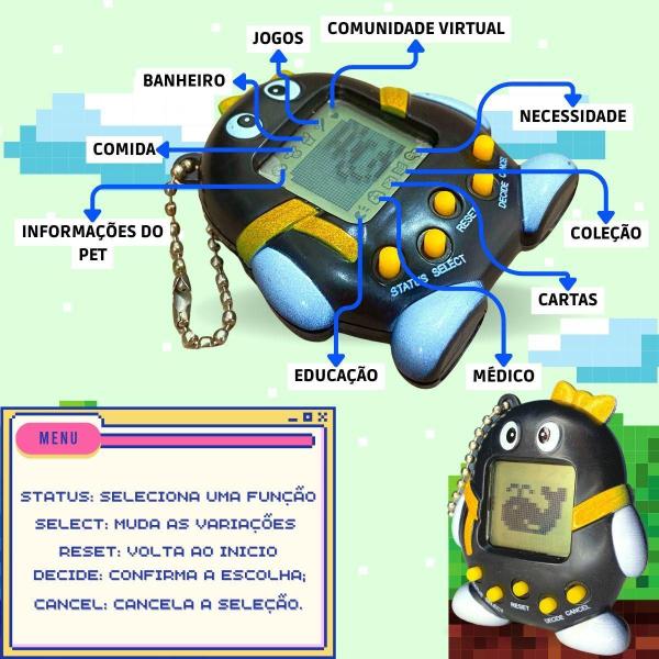 Imagem de Bichinho Virtual Tamagotchi - Diversão Nostálgica