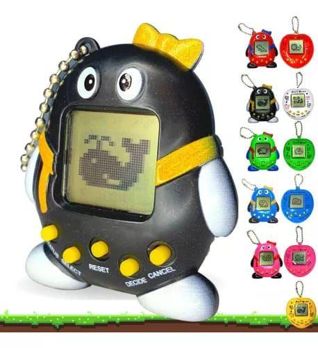 Imagem de Bichinho Virtual Tamagotchi Original Egg 168 Bichos Em 1 Nostálgico Pet Virtual Mini Game Virtual Rakuraku Dinokun Envio