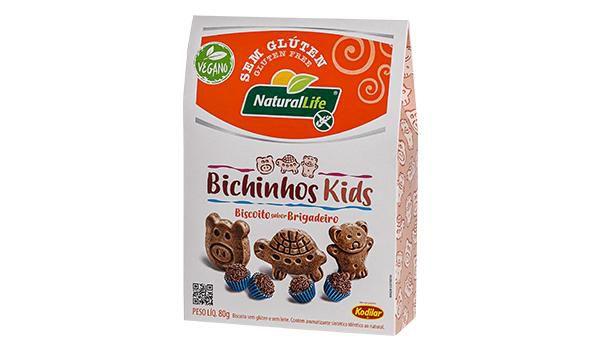 Imagem de Bichinhos Kids Brigadeiro Vegano Sem Glúten Kodilar 80g