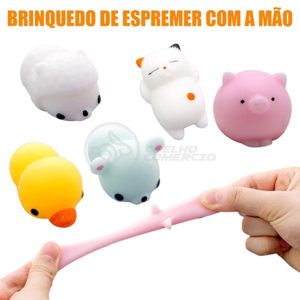 Imagem de Bichinhos Squishy Mochi Fidget Brinquedo de Apertar TikTok Silicone Sensorial Relaxa