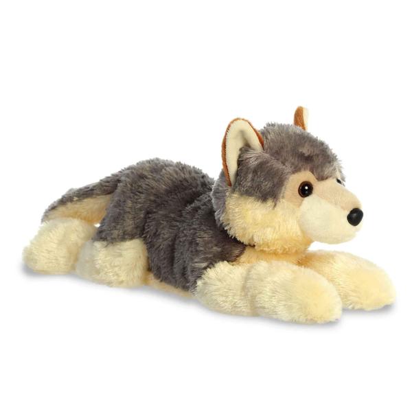 Imagem de Bicho de pelúcia Aurora Adorable Grand Flopsie Wily Wolf 42 cm