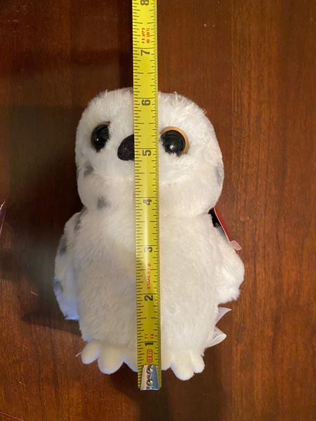 Imagem de Bicho de pelúcia Aurora Adorável Mini Flopsie Snowy Owl 20 cm