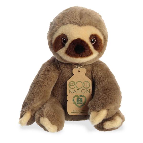 Imagem de Bicho de pelúcia Aurora ecológico Nation Sloth 24 cm marrom