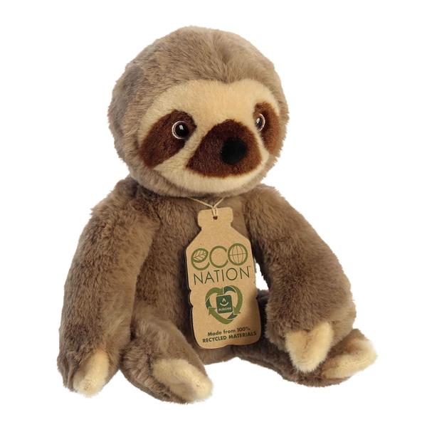 Imagem de Bicho de pelúcia Aurora ecológico Nation Sloth 24 cm marrom