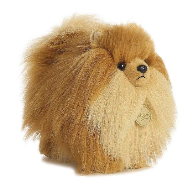 Imagem de Bicho de pelúcia Aurora Realistic Miyoni Pomeranian 23 cm marrom