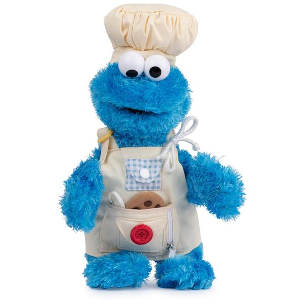 Imagem de Bicho de pelúcia de 43 cm Cookie Monster - Ensinando-me a mim mesmo - GUND