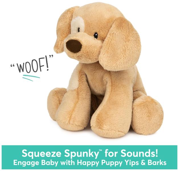 Imagem de Bicho de pelúcia GUND Baby Spunky Barking Puppy com som de 20 cm