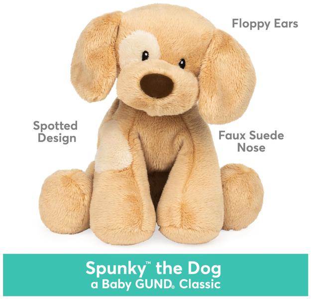 Imagem de Bicho de pelúcia GUND Baby Spunky Barking Puppy com som de 20 cm