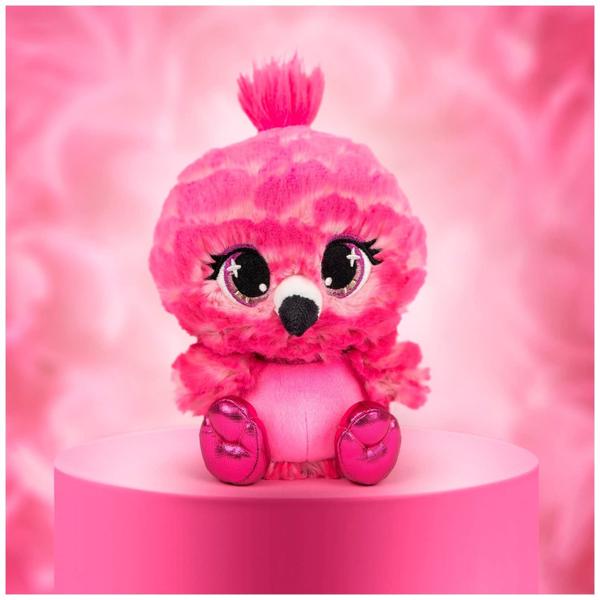 Imagem de Bicho de pelúcia GUND P.Lushes Flo West Flamingo Hot Pink 15cm