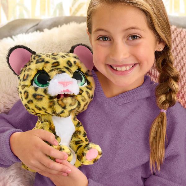 Imagem de Bicho de pelúcia Just Play FurReal Lil Wilds Lolly Leopard 20cm