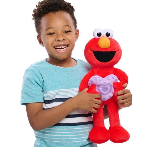 Imagem de Bicho de pelúcia Just Play Sesame Street Sweet Love Elmo 38cm