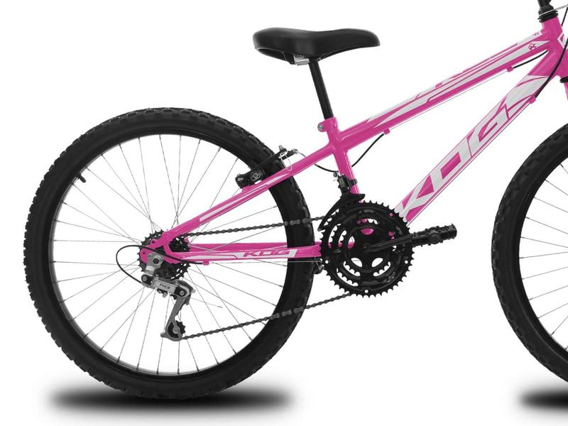 Imagem de Bicicleta 24 infantil Feminina 18V Shimano Cestinha