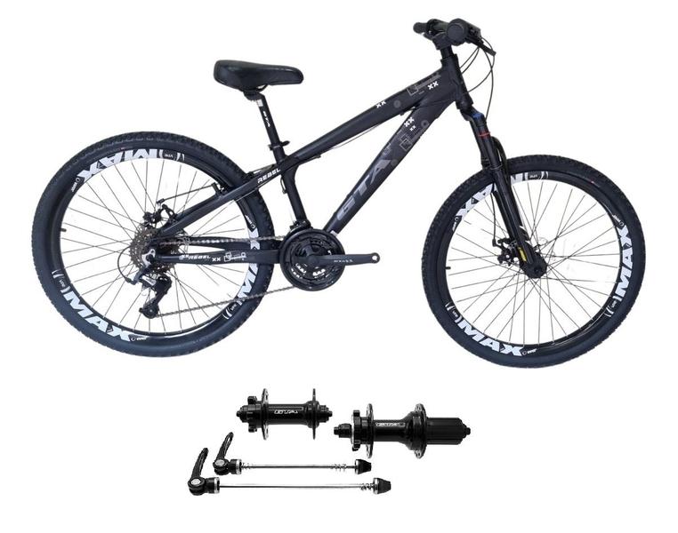 Bicicleta 26 Gta Rebel Freeride Cor Preto 24v Cubo k7 Barulhento