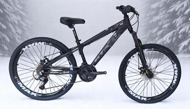 Bicicleta 26 Gta Rebel Freeride Cor Preto 24v Cubo k7 Barulhento