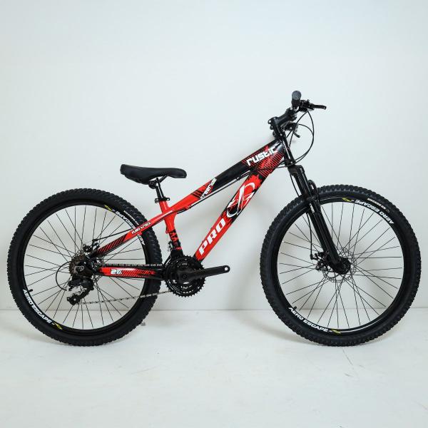 Imagem de Bicicleta 26 pro-x rustic 21v index - preto/vermelho