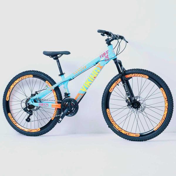 Imagem de Bicicleta 26 vikingx 21v index - tuff x-25 - azul claro