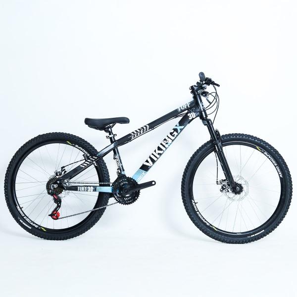 Imagem de Bicicleta 26 vikingx 21v index - tuff x-30 - preto/azul