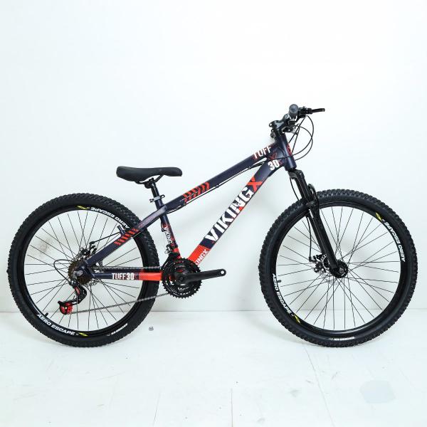 Imagem de Bicicleta 26 vikingx 21v index - tuff x-30 - roxo/laranja