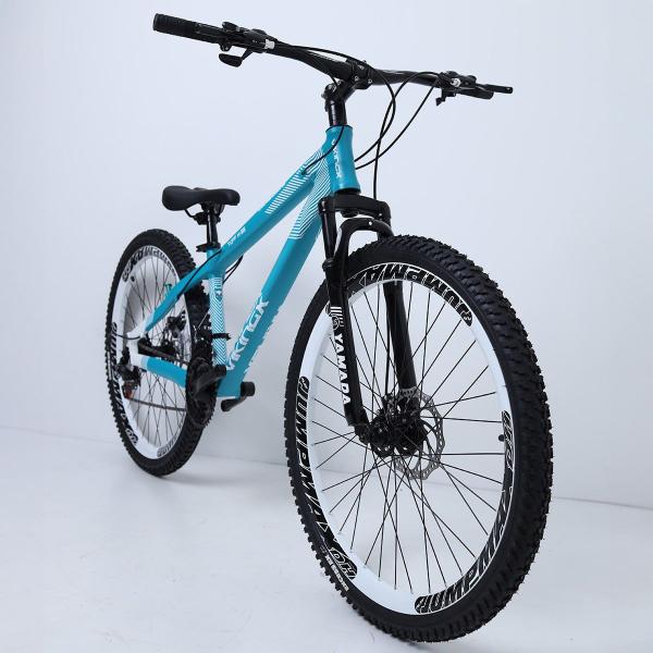 Imagem de Bicicleta 26 vikingx 21v index - tuff x-35 - azul claro