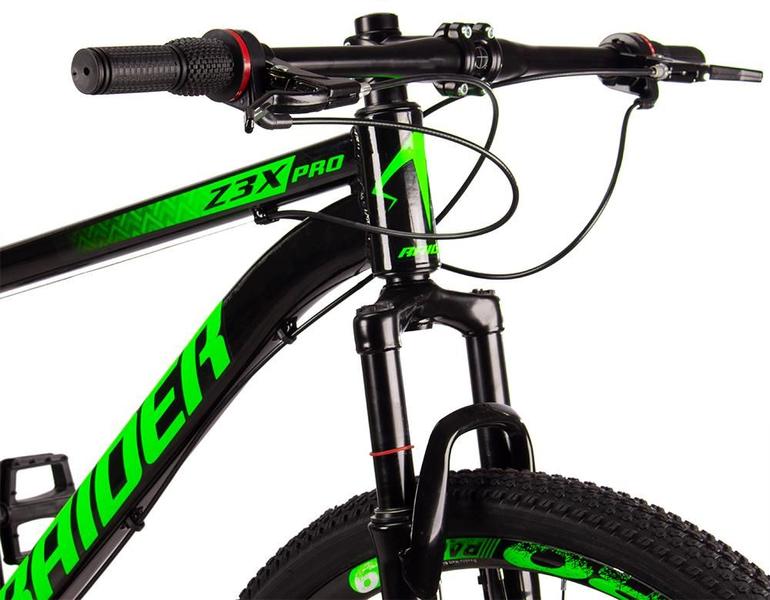 Imagem de Bicicleta 29 Raider Z3X Pro 21V Freio a Disco e Suspensão Quadro Alumínio MTB