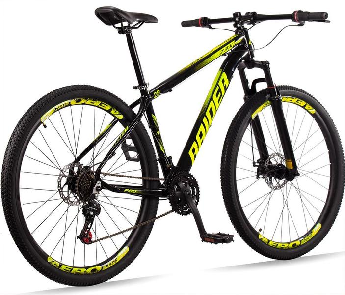 Imagem de Bicicleta 29 Raider Z3X Pro 21V Freio a Disco e Suspensão Quadro Alumínio MTB