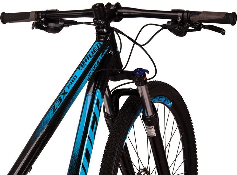 Imagem de Bicicleta 29 Raider Z3X Pro 27V Câmbio Traseiro Shimano Altus Freio Hidráulico Suspensão com Trava