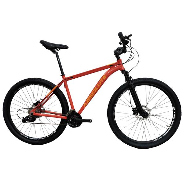 Imagem de Bicicleta Absolute Nero 24V Freio Hidráulico Laranja Tam 19